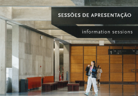 Sessões de apresentação com Diretores dos cursos | Information sessions with Programme Directors