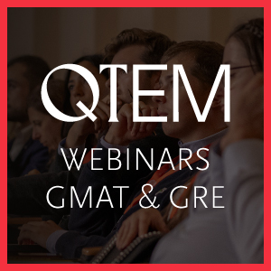 QTEM – Webinars sobre GMAT e GRE