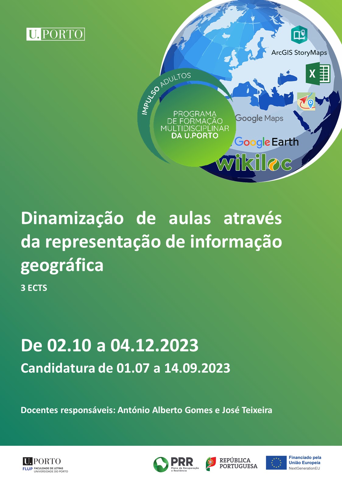 Dinamização de aulas através da representação de informação geográfica