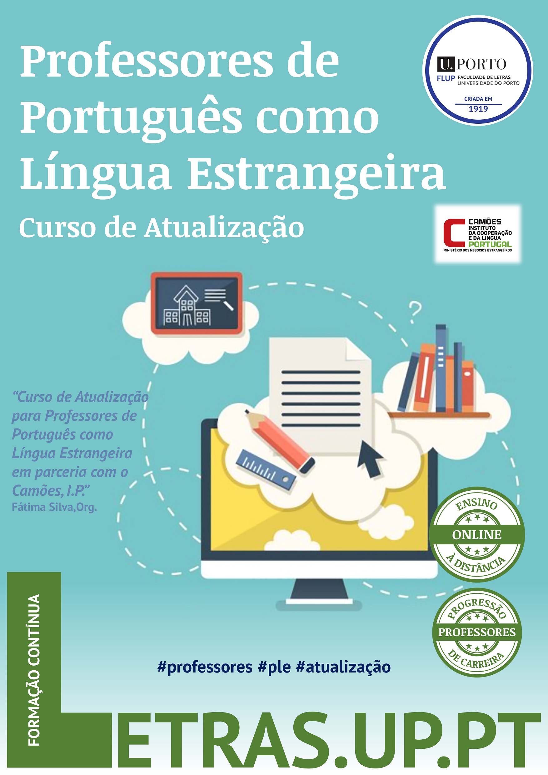 Professores de Português como Língua Estrangeira - Curso de Atualização