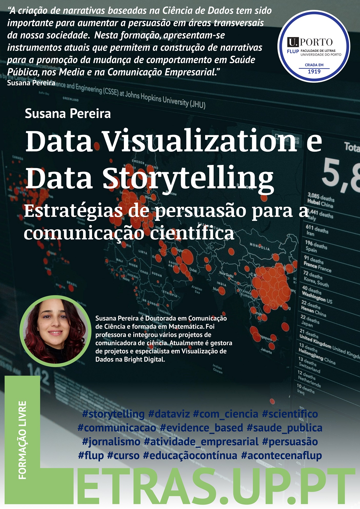 Data Visualization e Data Storytelling - estratégias de persuasão para a comunicação científica