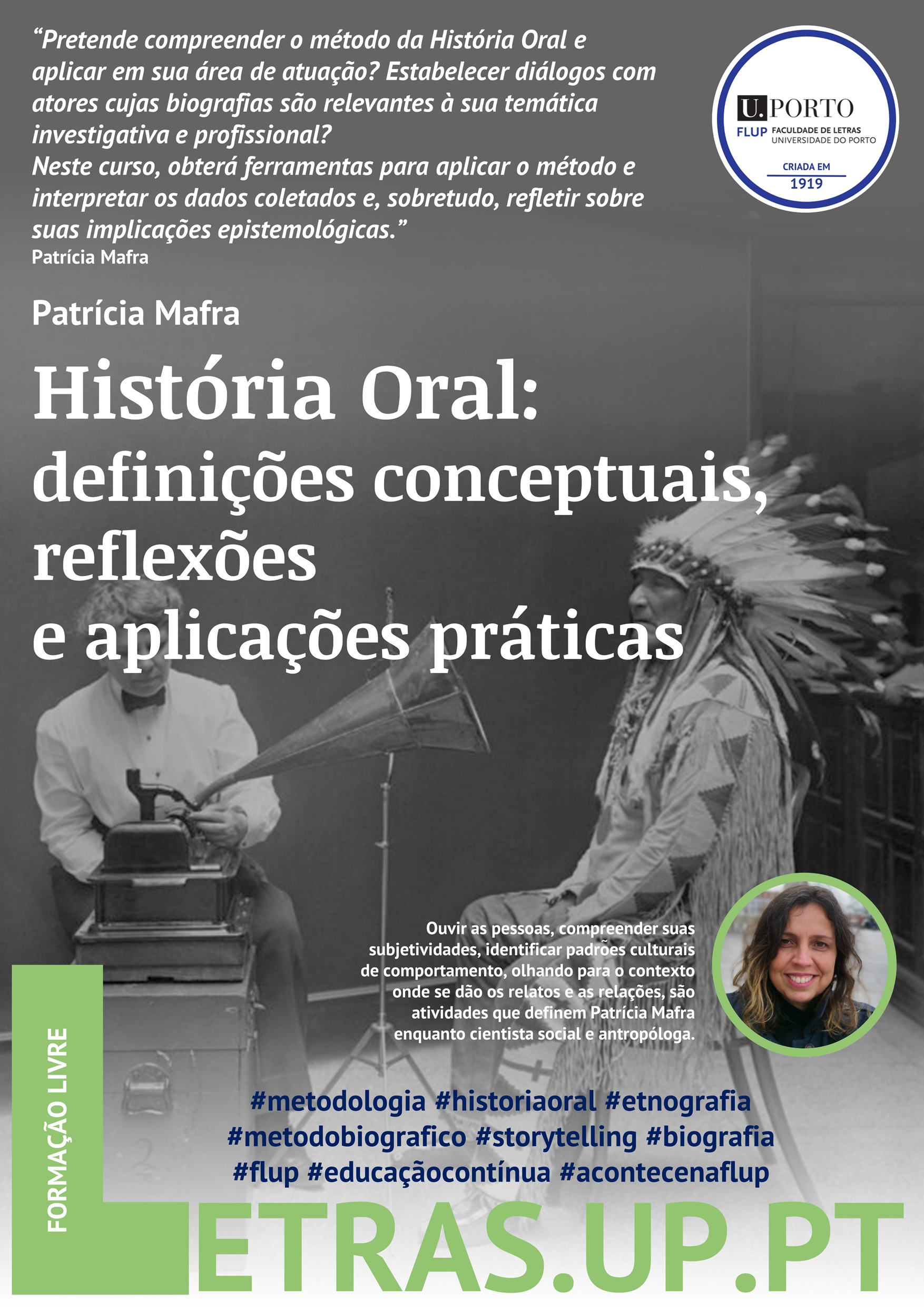 História Oral: denifições conceptuais, reflexõs e aplicações práticas