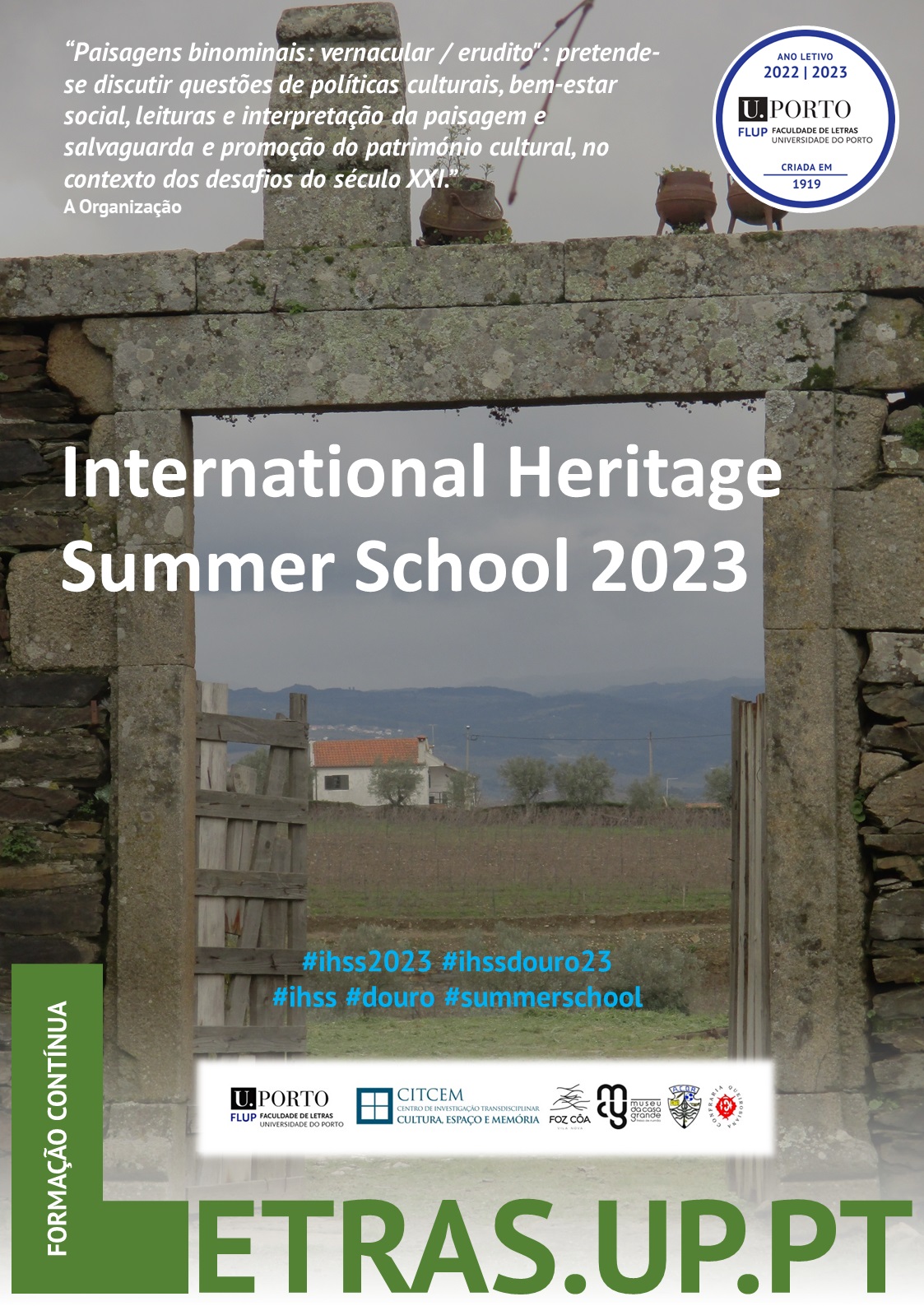 Escola Internacional de Verão - Património Cultural