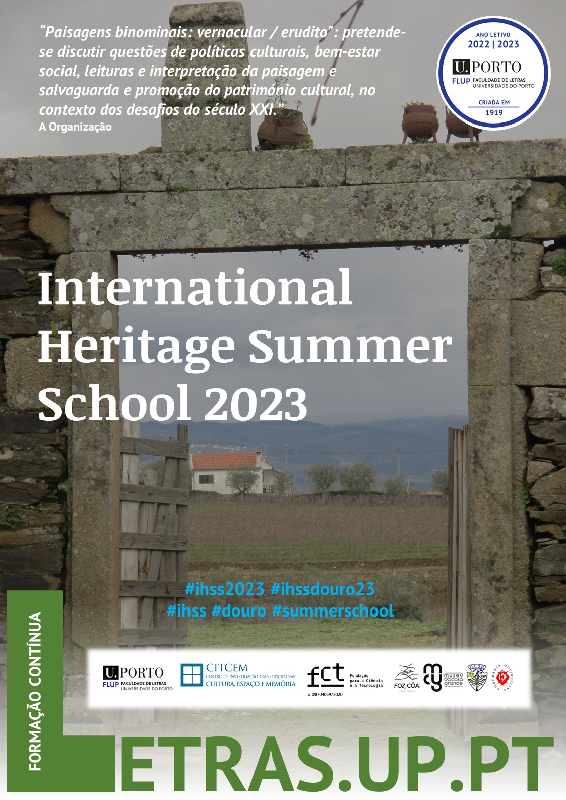 Escola Internacional de Verão - Património Cultural