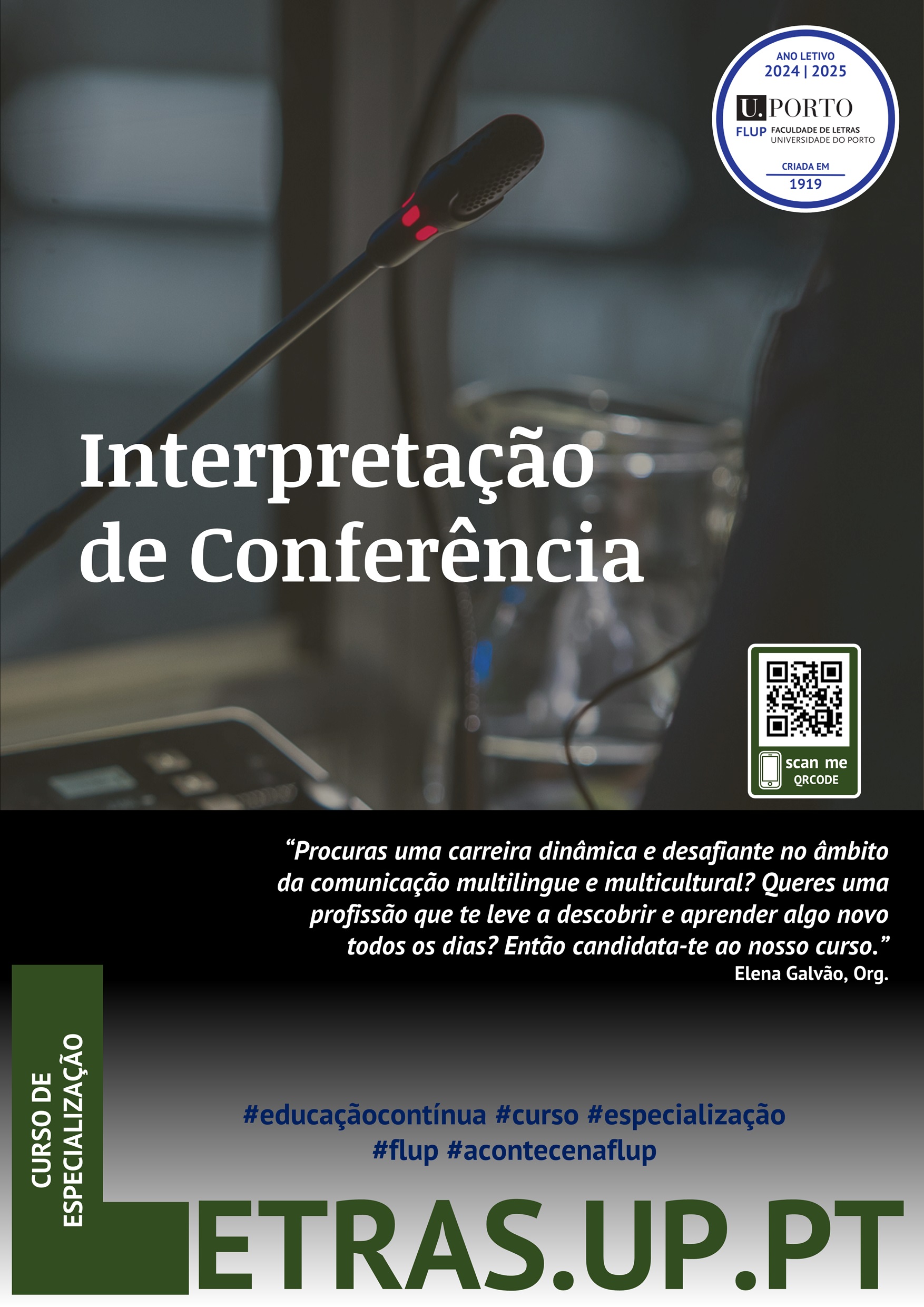 Curso de especialização em Interpretação de Conferência