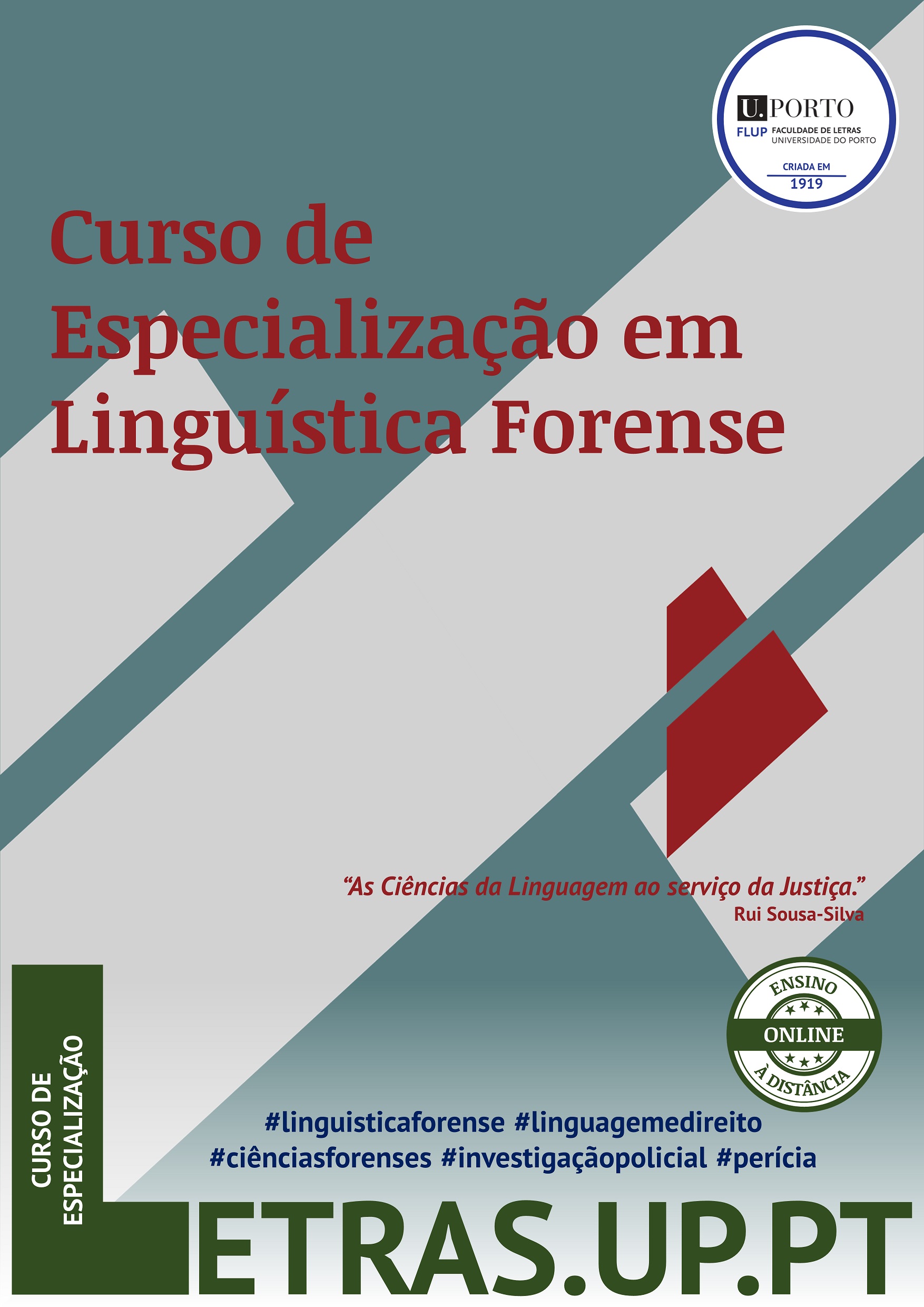 Curso de Especialização em Linguística Forense